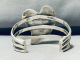 Most Unique Heart Turquoise Native American Navajo Sterling Silver Bracelet-Nativo Arts