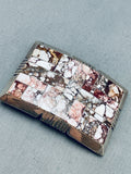 The Best Vintage Native American Navajo White Agate Sterling Silver Buckle-Nativo Arts