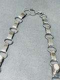 Best Vintage Native American Navajo Butterfly Opal Sterling Silver Necklace-Nativo Arts