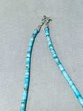 Native American Impressive Vintage Santo Domingo Turquoise Sterling Silver Bracelet-Nativo Arts