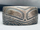 Bennard Frances Dallasvuyaoma Native American Hopi Sterling Silver Bracelet-Nativo Arts