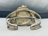 One Of The Best Vintage Native American Navajo Ancient Tree Sap Sterling Silver Bracelet-Nativo Arts