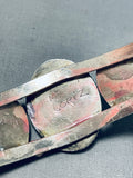 Native American Astonishing Vintage Santo Domingo Morenci Turquoise Sterling Silver Bracelet-Nativo Arts