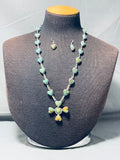The Best Vintage Native American Navajo Heart Turquoise Sterling Silver Necklace-Nativo Arts