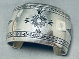 Fascinating Vintage Native American Navajo Sterling Silver Bracelet-Nativo Arts