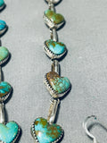The Best Vintage Native American Navajo Heart Turquoise Sterling Silver Necklace-Nativo Arts
