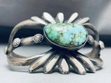 One Of The Most Unique Vintage Native American Navajo Royston Turquoise Sterling Silver Bracelet-Nativo Arts