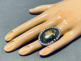Marvelous Vintage Native American Navajo Damale Turquoise Sterling Silver Ring-Nativo Arts