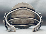 One Of The Best Ever Vintage Native American Navajo Turquoise Sterling Silver Bracelet-Nativo Arts