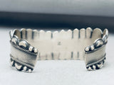 The Best Vintage Native American Navajo Teardrop Sterling Silver Shell Bracelet Cuff-Nativo Arts
