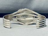 Damale Turquoise!! Vintage Native American Navajo Sterling Silver Rare Bracelet-Nativo Arts