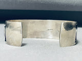 Important Artist Vintage Native American Hopi Steve Sockyma Sterling Silver Bracelet-Nativo Arts