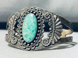 Early Century Vintage Native American Navajo Royston Turquoise Sterling Silver Bracelet-Nativo Arts