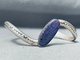 Important Vintage Apache Sugilite Sterling Silver Bracelet-Nativo Arts