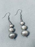 Superior Vintage Native American Navajo Sterling Silver Earrings