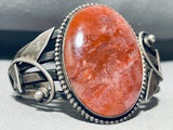The Best Red Jasper Vintage Native American Navajo Sterling Silver Bracelet-Nativo Arts