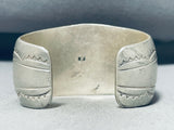 One Of The Best Vintage Native American Navajo Turquoise Sterling Silver Shadow Bracelet-Nativo Arts