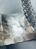 121 Grams Massive Vintage Southwest Sterling Silver Bracelet Cuff-Nativo Arts