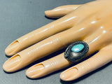 Captivating Vintage Native American Navajo Royston Turquoise Sterling Silver Ring-Nativo Arts