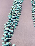 133 Grams Vintage Native American Navajo Royston Turquoise Heishi Necklace-Nativo Arts