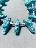 Native American Traditional Vintage Santo Domingo Turquoise Heishi Necklace-Nativo Arts