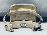 159 Gram Vintage Native American Navajo Animal Fetish Sterling Silver Turquoise Bracelet Old-Nativo Arts