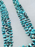 Amazing Vintage Santo Domingo Turquoise Chunk Heishi Squaw Necklace-Nativo Arts