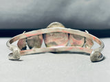 Native American Astonishing Vintage Santo Domingo Morenci Turquoise Sterling Silver Bracelet-Nativo Arts