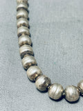 Sensational Vintage Native American Navajo Sterling Silver Necklace-Nativo Arts
