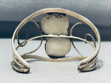 Fascinating Vintage Native American Navajo Mother Of Pearl Sterling Silver Bracelet-Nativo Arts