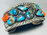One Of The Best Ever Vintage Native American Navajo Morenci Turquoise Sterling Silver Bracelet-Nativo Arts