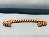 Eye Catching Vintage Native American Navajo Copper Bracelet-Nativo Arts