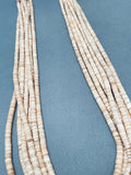 Native American 232 Grams Vintage Santo Domingo Heishi Shell Turquoise Necklace-Nativo Arts