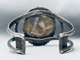 Huge Vintage Native American Navajo Petrified Wood Sterling Silver Bracelet-Nativo Arts