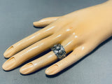 Marvelous Native American Navajo Sterling Silver Ring-Nativo Arts