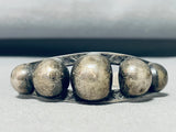Early 1900's Fab Amazing Vintage Native American Navajo Sterling Silver Bracelet-Nativo Arts