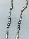 Longer Rare Vintage Native American Navajo Royston Turquoise Sterling Silver Necklace4999.95-Nativo Arts