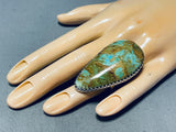 Jacob Francosa San Felipe Royston Turquoise Sterling Silver Ring-Nativo Arts