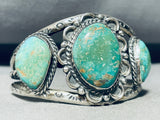 One Of The Best Vintage Native American Navajo Royston Turquoise Sterling Silver Bracelet-Nativo Arts