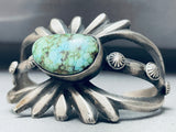 One Of The Most Unique Vintage Native American Navajo Royston Turquoise Sterling Silver Bracelet-Nativo Arts