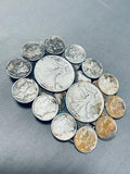 Colossal Vintage Native American Navajo Coin Sterling Silver Buckle-Nativo Arts