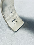 Fred Douglas Native American Navajo Sterling Silver Bracelet-Nativo Arts