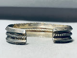 Godber Turquoise!! John Baca Important Vintage Sterling Silver Bracelet-Nativo Arts
