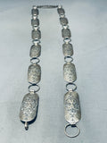 Exquisite Vintage Native American Navajo Sterling Silver Concho Belt-Nativo Arts