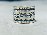 Important Cal Martinez Vintage Native American Navajo Sterling Silver Ring-Nativo Arts