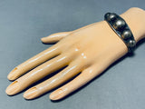 Early 1900's Fab Amazing Vintage Native American Navajo Sterling Silver Bracelet-Nativo Arts