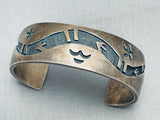 Important Artist Vintage Native American Hopi Sterling Silver Bracelet Old-Nativo Arts