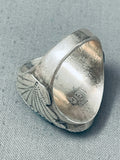 Robert Leekya Native American Zuni Channel Sleeping Beauty Turquoise Sterling Silver Ring-Nativo Arts