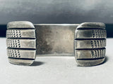 Cippy Crazyhorse Important Vintage Cochiti Sterling Silver Bracelet-Nativo Arts