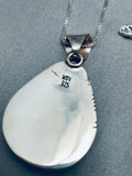 Gorgeous Vintage Native American Navajo Turquoise Sterling Silver Necklace-Nativo Arts